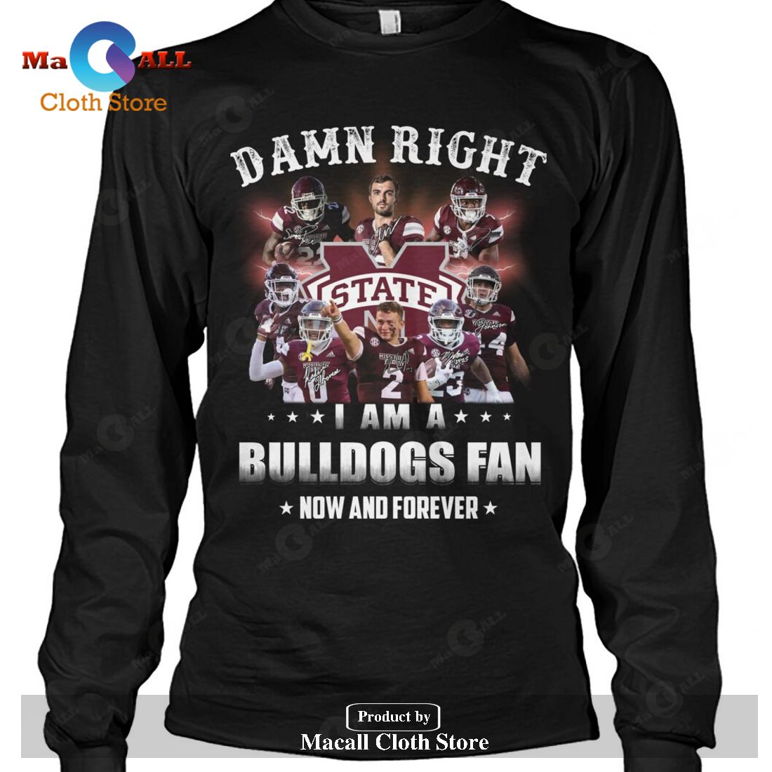 Damn Right - I Am An Bulldogs Fan Now And Forever Signatures-Unisex T-Shirt Damn Right - I Am An Bulldogs Fan Now And Forever Signatures-Unisex T-Shirt