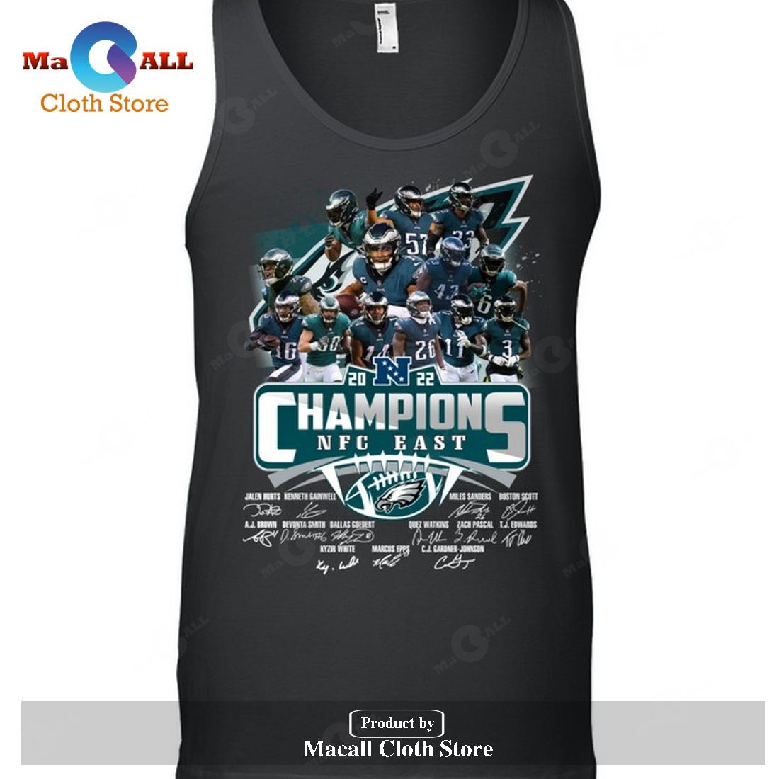 Eagles NFC East Division Champions 20N22 Signature-Unisex T-Shirt Eagles NFC East Division Champions 20N22 Signature-Unisex T-Shirt