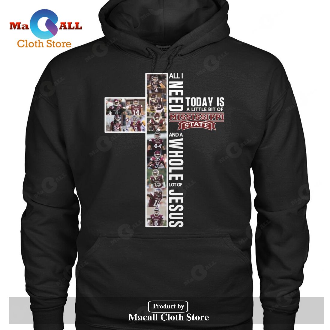 Today is A Little Bit Of Mississippi State And Whole Lot Of Jesus-Unisex T-Shirt Today is A Little Bit Of Mississippi State And Whole Lot Of Jesus-Unisex T-Shirt