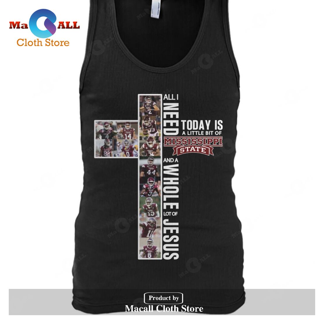 Today is A Little Bit Of Mississippi State And Whole Lot Of Jesus-Unisex T-Shirt Today is A Little Bit Of Mississippi State And Whole Lot Of Jesus-Unisex T-Shirt