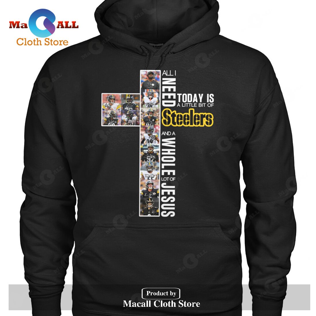 Today is A Little Bit Of Steelers And Whole Lot Of Jesus-Unisex T-Shirt Today is A Little Bit Of Steelers And Whole Lot Of Jesus-Unisex T-Shirt