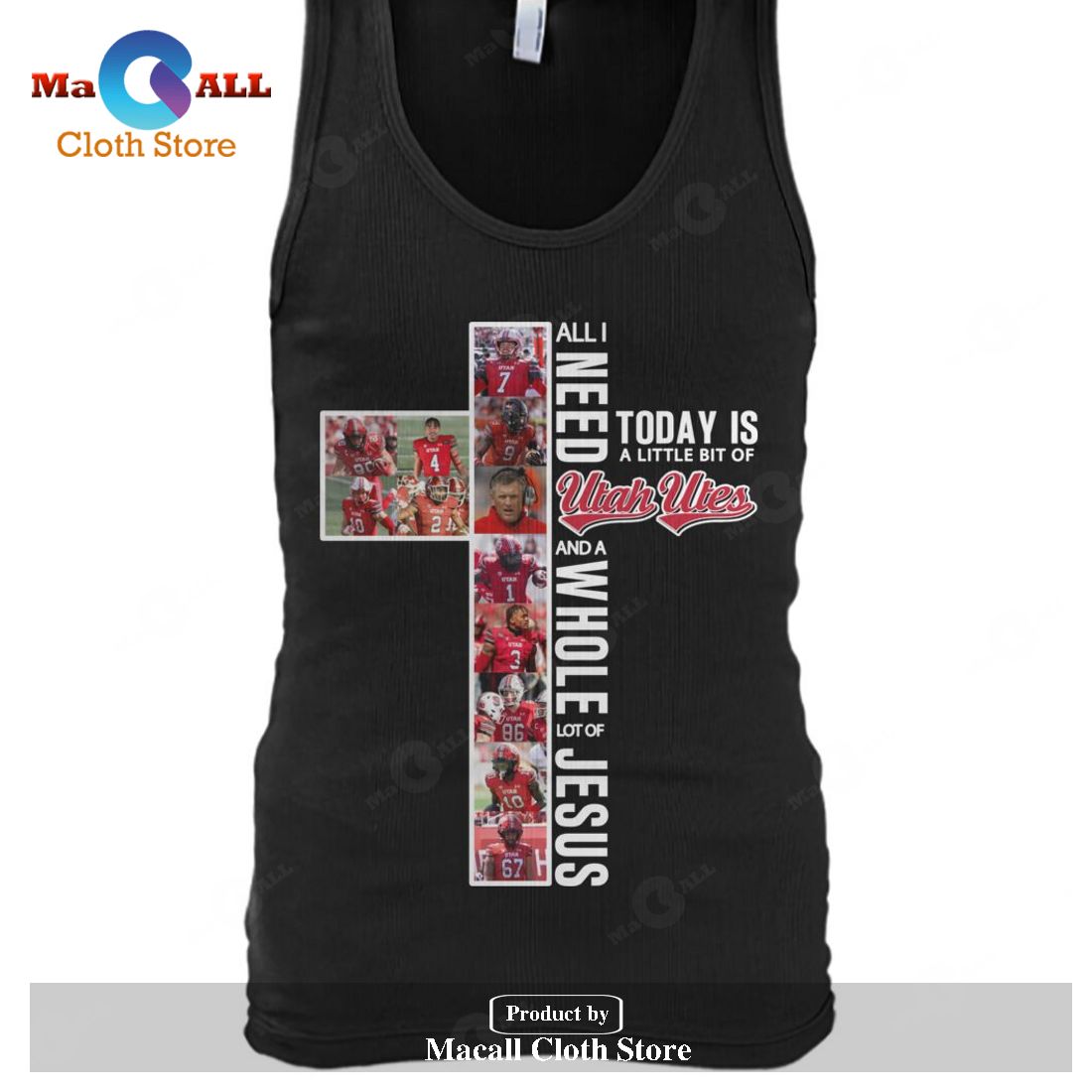 Today is A Little Bit Of Utah Utes And Whole Lot Of Jesus-Unisex T-Shirt Today is A Little Bit Of Utah Utes And Whole Lot Of Jesus-Unisex T-Shirt