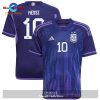 Argentina National Team 2022 23 Qatar World Cup Lionel Messi White Home Men Jersey New