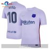 Lionel Messi Barcelona 2021 22 Away Stadium Player Jersey – Purple