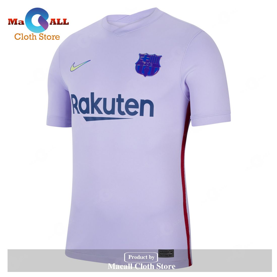 Lionel Messi Barcelona 2021 22 Away Stadium Player Jersey – Purple – BL41