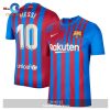 Lionel Messi Barcelona Autographed 2020 21 Match-Issue Home Jersey