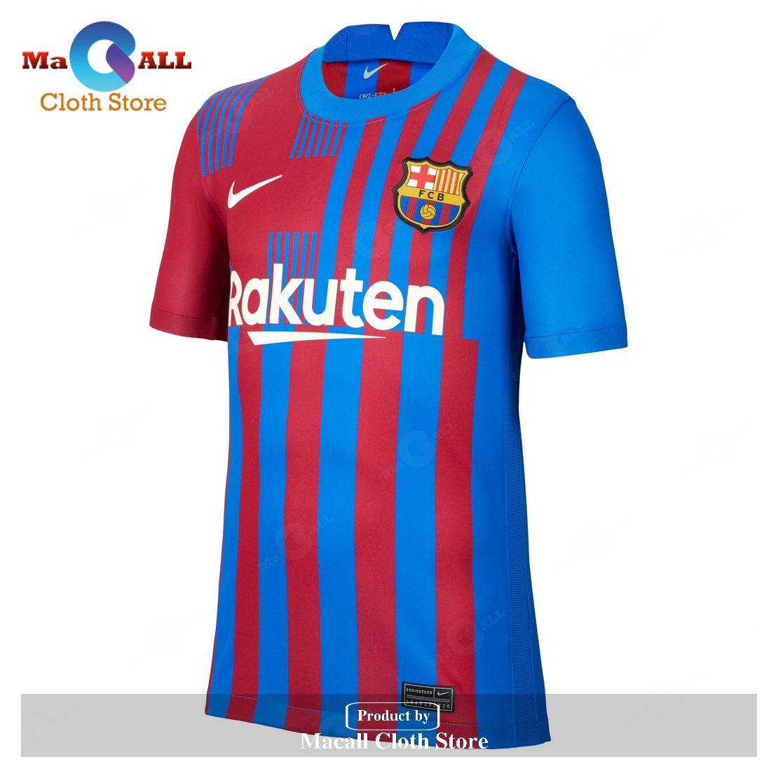 Lionel Messi Barcelona Youth 2021 22 Home Player Jersey – Blue