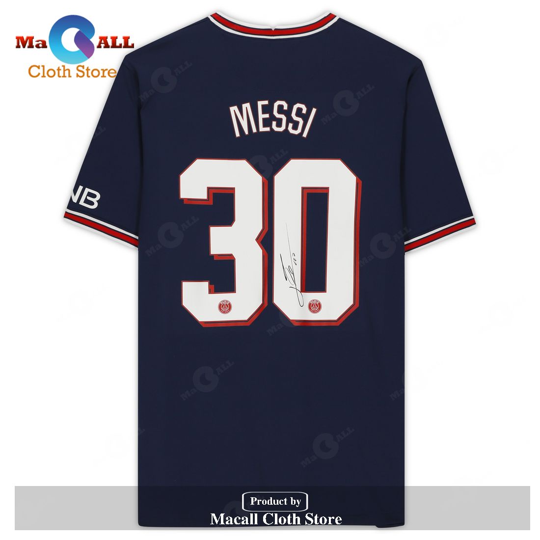 Lionel Messi Paris Saint-Germain Autographed 2021-2022 UEFA Champions League Edition Home Jersey