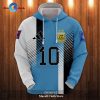 M10 – Lionel Messi FIFA World Cup 2022 Champions Hoodie Sweatshirt 3D – FK81