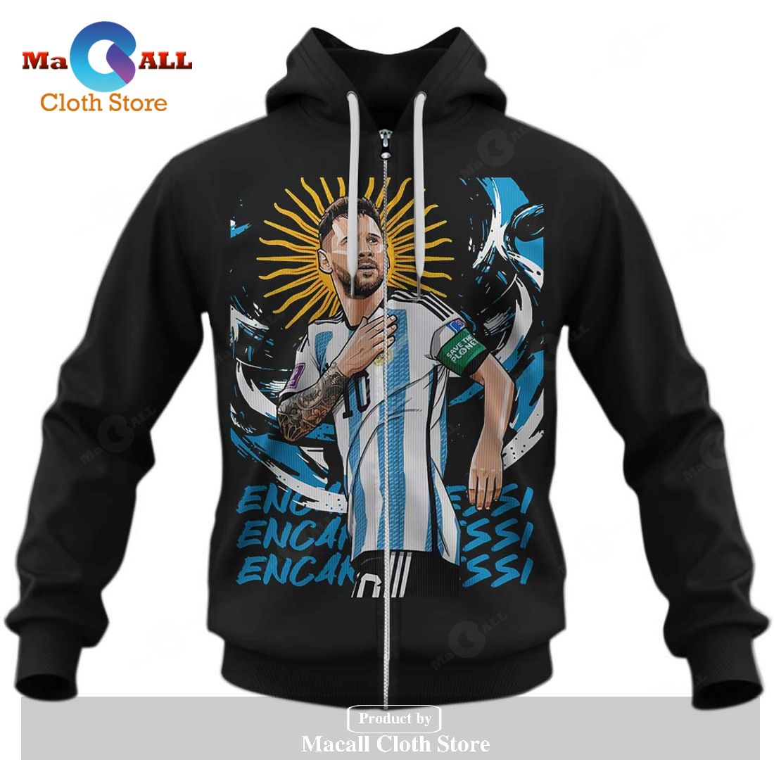 Messi World Cup 2022 Champions Hoodie Sweatshirt 3D - Z551 Messi World Cup 2022 Champions Hoodie Sweatshirt 3D - Z551