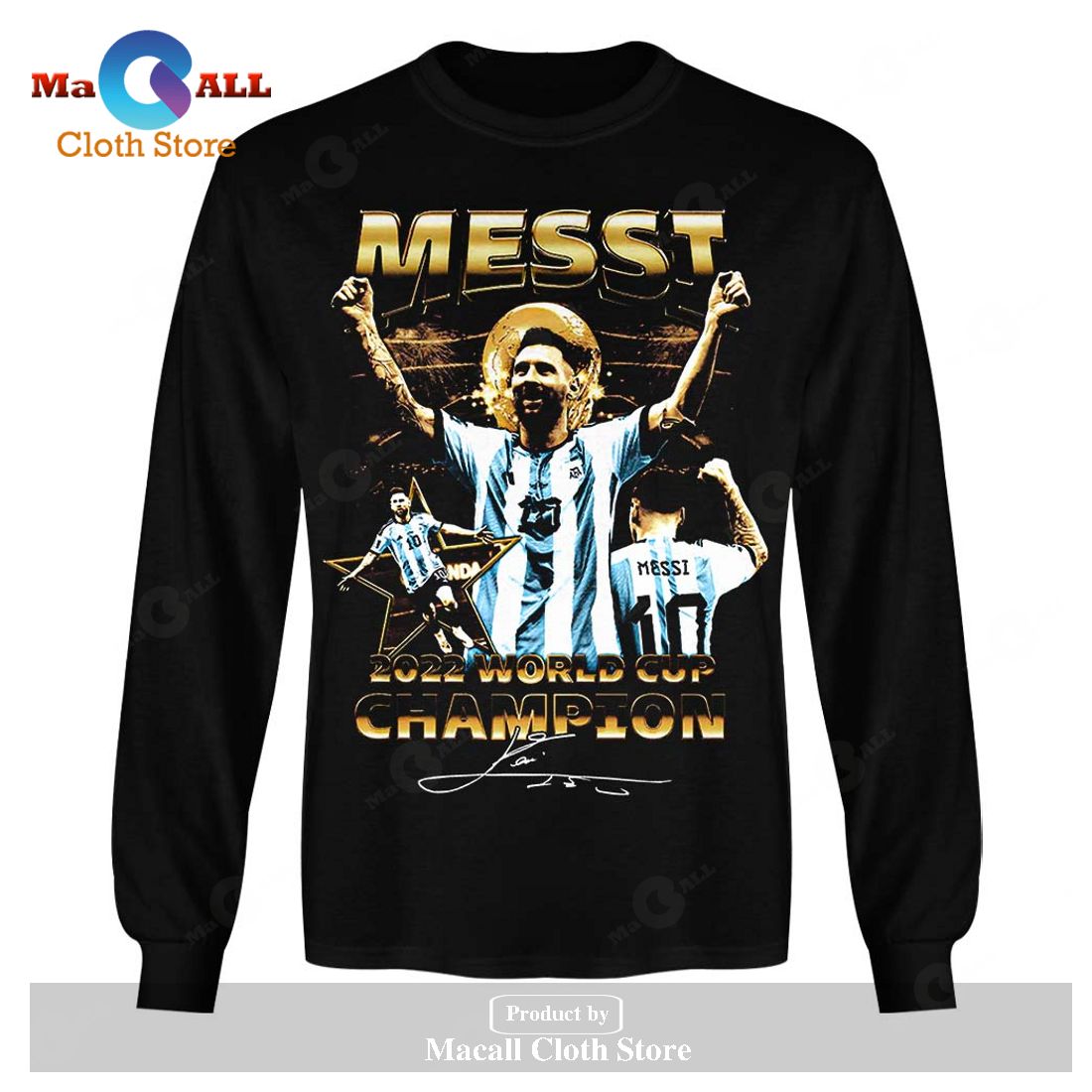 Messi World Cup 2022 Champions Hoodie Sweatshirt 3D - ZQ51 Messi World Cup 2022 Champions Hoodie Sweatshirt 3D - ZQ51