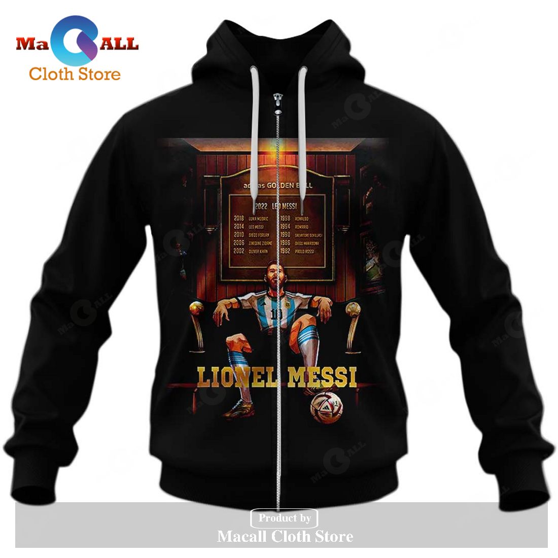 Messi World Cup 2022 Champions Hoodie Sweatshirt 3D - 1F81 Messi World Cup 2022 Champions Hoodie Sweatshirt 3D - 1F81