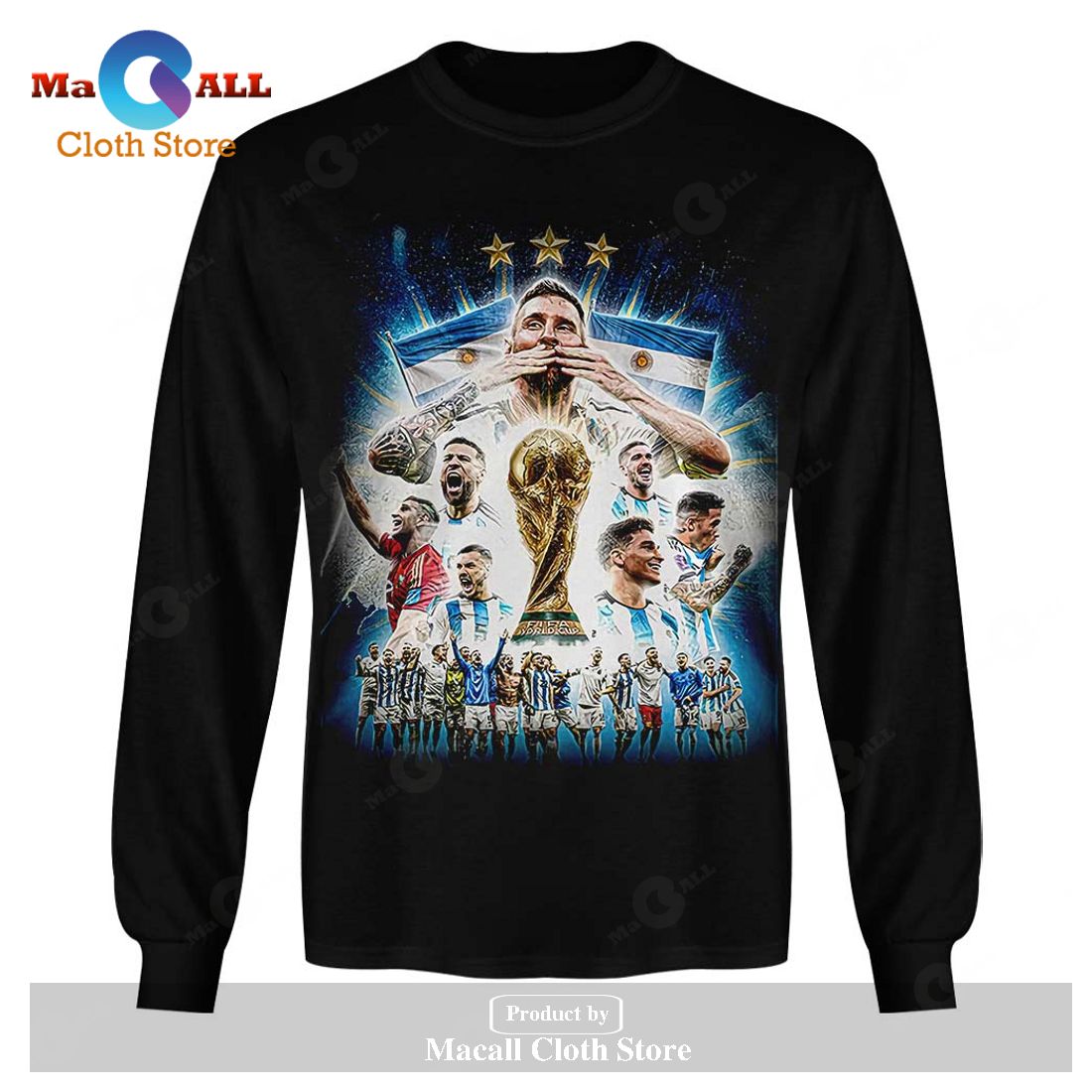 Messi World Cup 2022 Champions Hoodie Sweatshirt 3D - G351 Messi World Cup 2022 Champions Hoodie Sweatshirt 3D - G351