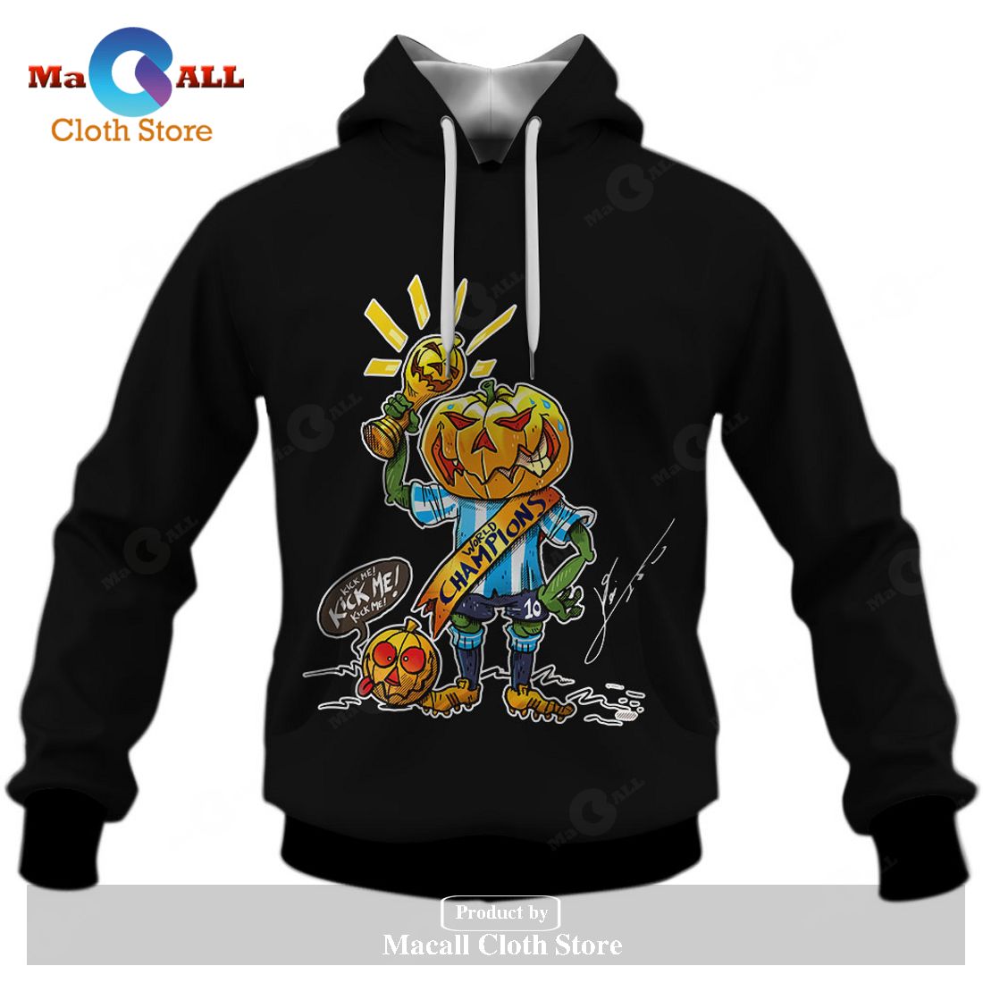 Messi World Cup 2022 Champions Hoodie Sweatshirt 3D - OK11 Messi World Cup 2022 Champions Hoodie Sweatshirt 3D - OK11