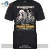 90th Anniversary Franco Harris Signatures Thank You For The Memories-Unisex T-Shirt