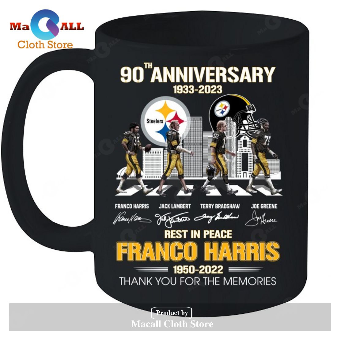 90th Anniversary Rest In Peace Franco Harris Signatures Thank You For The Memories-Unisex T-Shirt 90th Anniversary Rest In Peace Franco Harris Signatures Thank You For The Memories-Unisex T-Shirt