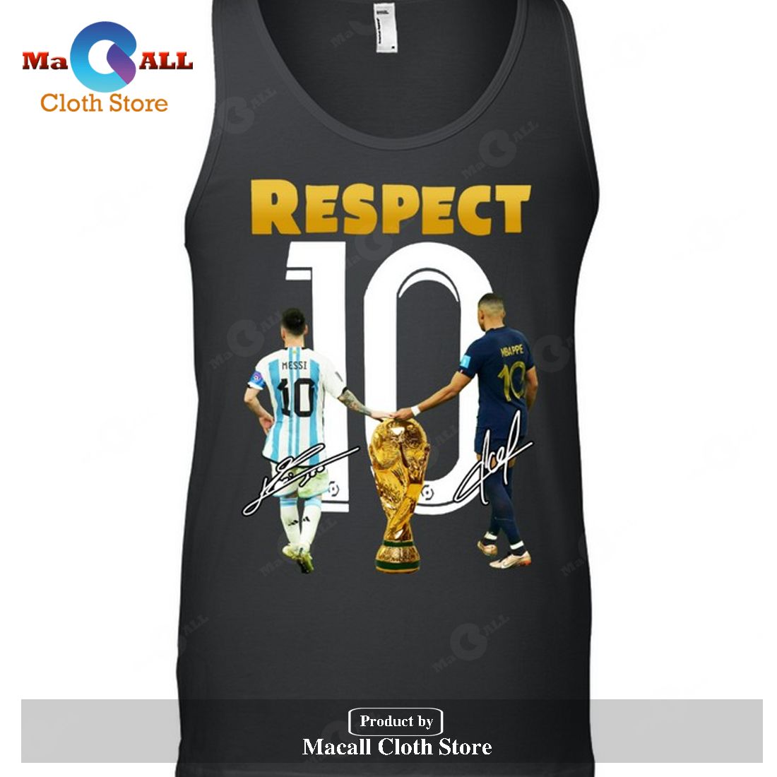 Respect Lionel Messi x Kylian Mbappe-Unisex T-Shirt Respect Lionel Messi x Kylian Mbappe-Unisex T-Shirt