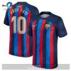 Ansu Fati Barcelona 2022 23 Away Men Jersey Gold