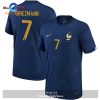 Antoine Griezmann France National Team 2022 23 Qatar World Cup Home Midnight Navy Women Jersey