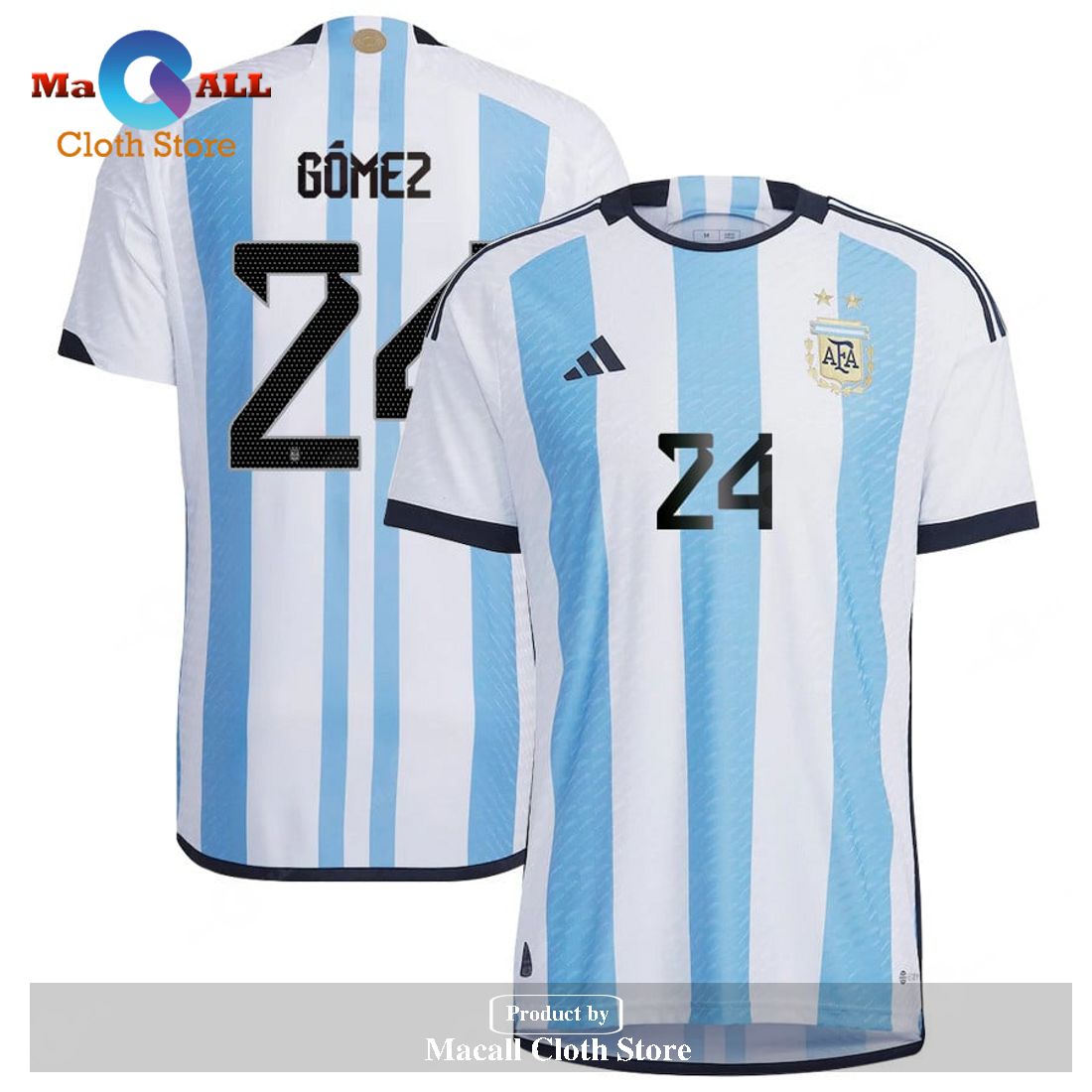 Argentina National Team 2022 23 Alejandro Gonzalez Home Men Jersey BlueWhite