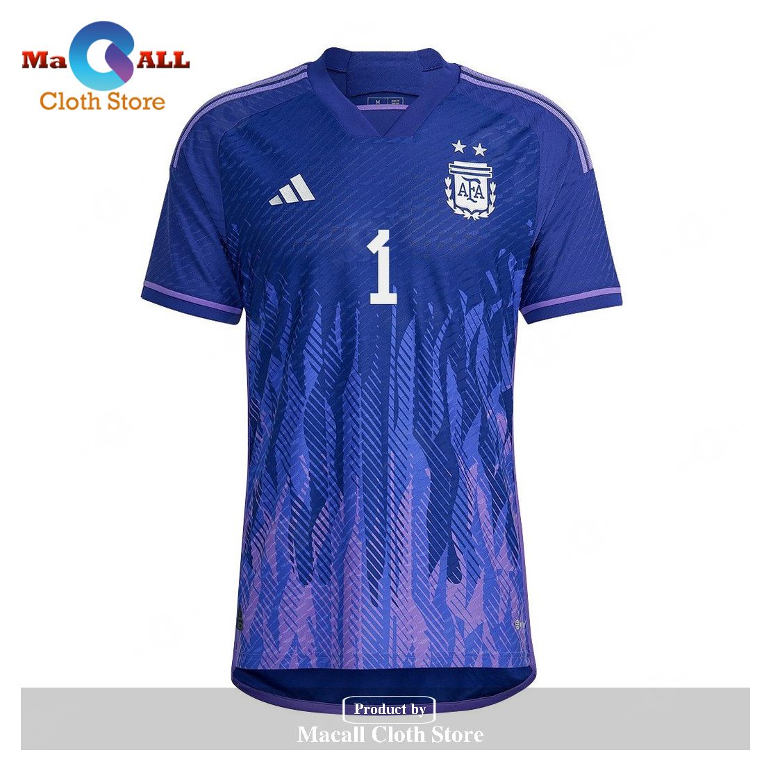 Argentina National Team 2022 23 Geronimo Rulli Away Men Jersey Purple
