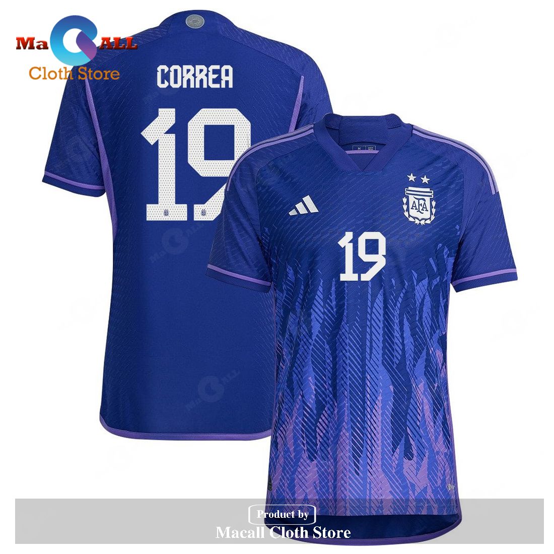 Argentina National Team 2022 23 Joaquin Away Men Jersey Purple