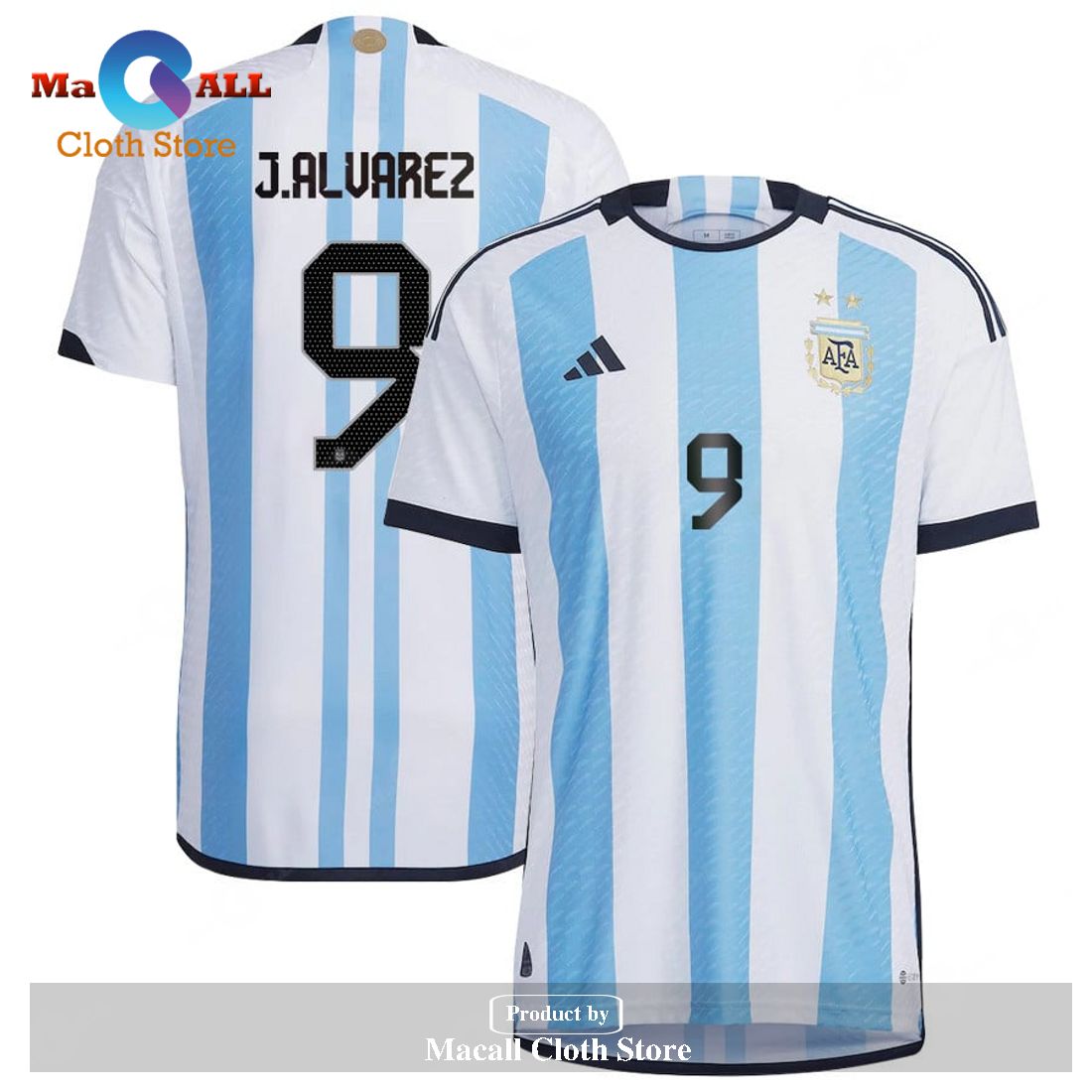 Argentina National Team 2022 23 Joaquin Correa  19 Home Men Jersey BlueWhite – VT81