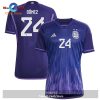 Argentina National Team 2022 23 Qatar World Cup Alejandro Gomez Home Women Jersey
