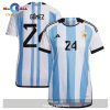 Argentina National Team 2022 23 Qatar World Cup Alejandro Gomez White Home Men Jersey New