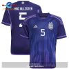 Argentina National Team 2022 23 Qatar World Cup Alexis Mac Allister Away Men Jersey
