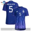 Argentina National Team 2022 23 Qatar World Cup Alexis Mac Allister White Home Men Jersey New