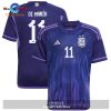 Argentina National Team 2022 23 Qatar World Cup Angel Di Maria Away Men Jersey