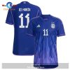 Argentina National Team 2022 23 Qatar World Cup Angel Di Maria Away Women Jersey