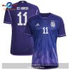 Argentina National Team 2022 23 Qatar World Cup Angel Di Maria Home Women Jersey