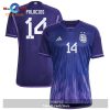 Argentina National Team 2022 23 Qatar World Cup Exequiel Palacios Away Men Jersey