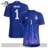 Argentina National Team 2022 23 Qatar World Cup Franco Armani Away Women Jersey Dark Blue