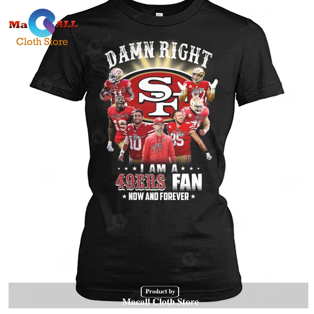 Damn Right – I Am An 49ers Fan Now And Forever-Unisex T-Shirt