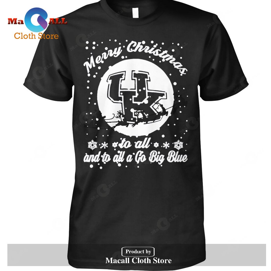 Merry Christmas Kentucky Wildcats To All-Unisex T-Shirt Merry Christmas Kentucky Wildcats To All-Unisex T-Shirt