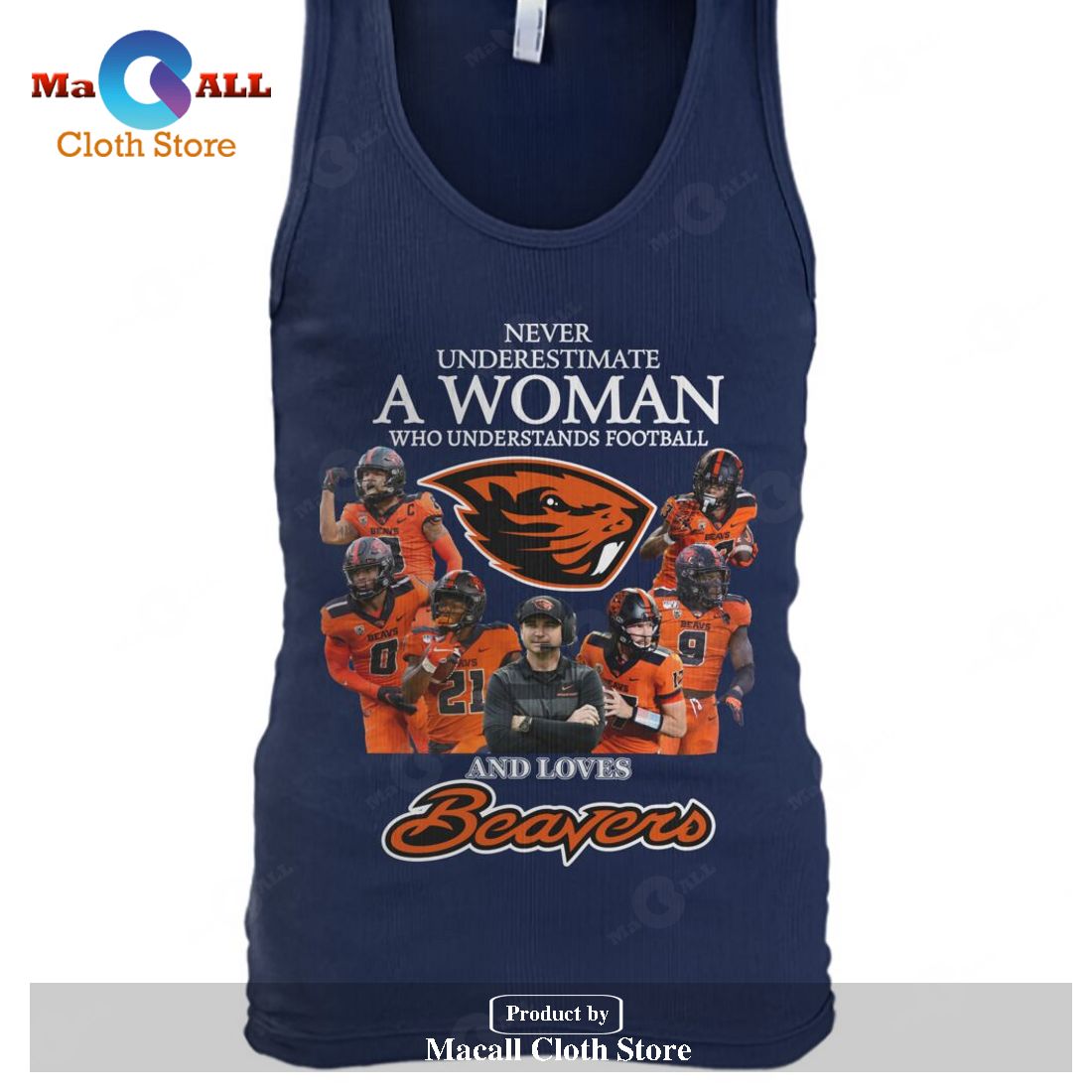 Never Underestimate A Woman Who Understands Football And Loves Beavers-Unisex T-Shirt Never Underestimate A Woman Who Understands Football And Loves Beavers-Unisex T-Shirt