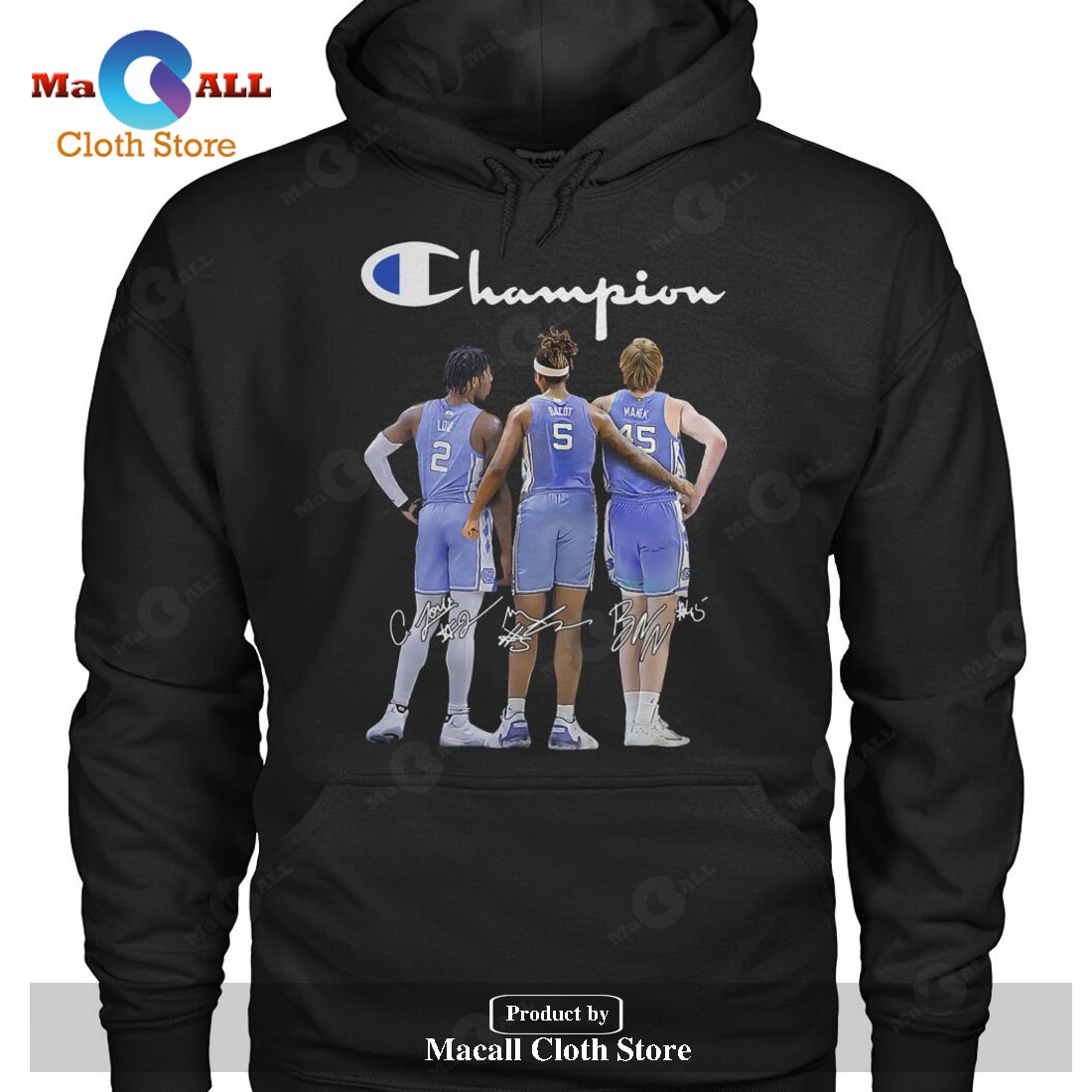 North Carolina Tar Heels Champion Signatures-Unisex T-Shirt North Carolina Tar Heels Champion Signatures-Unisex T-Shirt