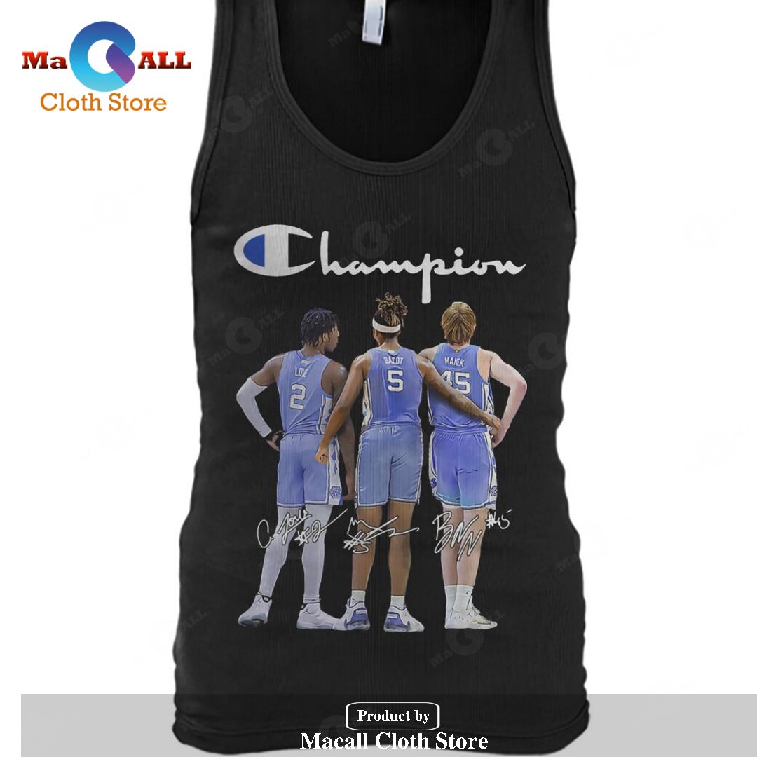 North Carolina Tar Heels Champion Signatures-Unisex T-Shirt North Carolina Tar Heels Champion Signatures-Unisex T-Shirt