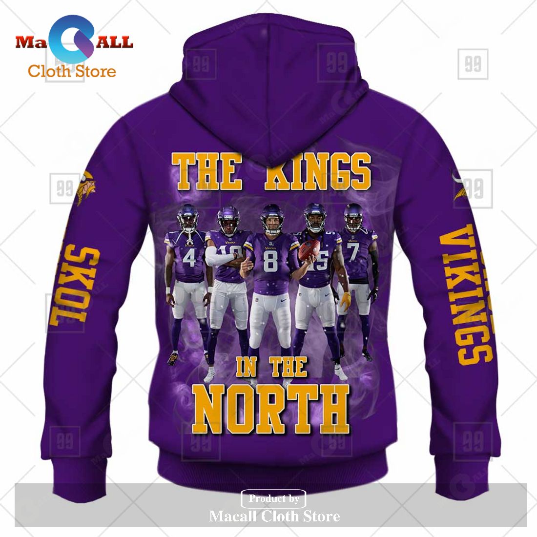 Minnesota Vikings North Champs Hoodie Sweatshirt 3D Minnesota Vikings North Champs Hoodie Sweatshirt 3D