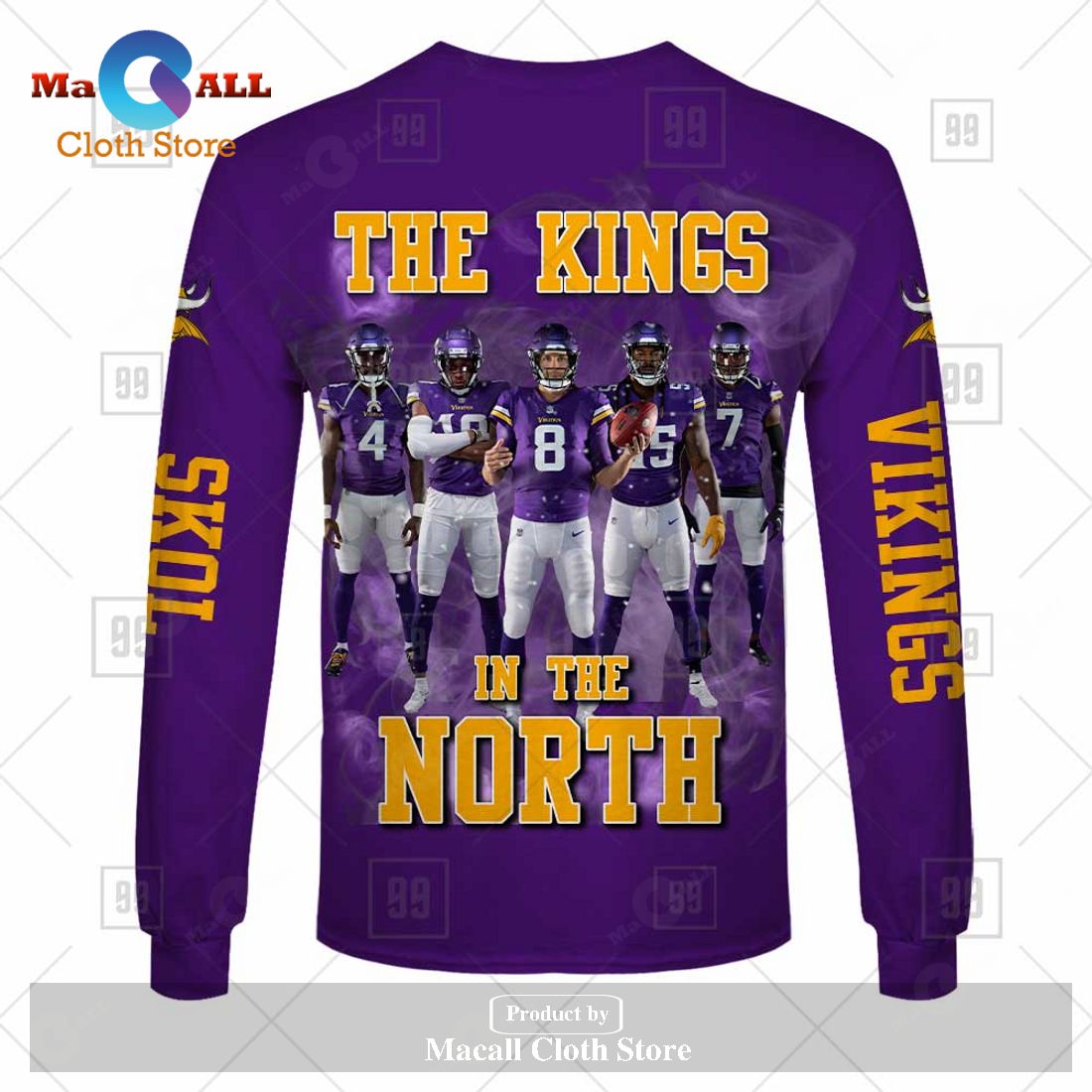 Minnesota Vikings North Champs Hoodie Sweatshirt 3D Minnesota Vikings North Champs Hoodie Sweatshirt 3D
