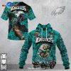 NFL PHILADELPHIA EAGLES 3D TEAM LOGO HOODIE SWEATSHIRT 3D