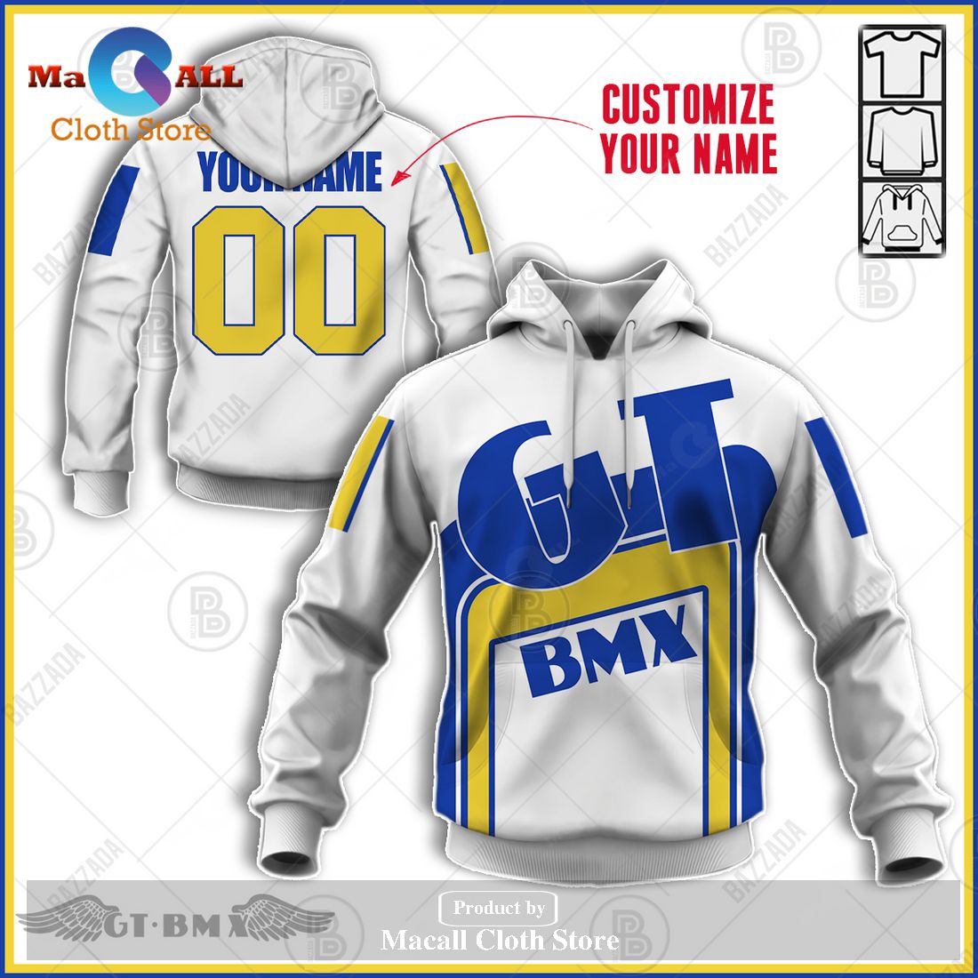 Personalized Gt Old School Bike Jersey Classic Bmx Jersey Bike Shirt ...