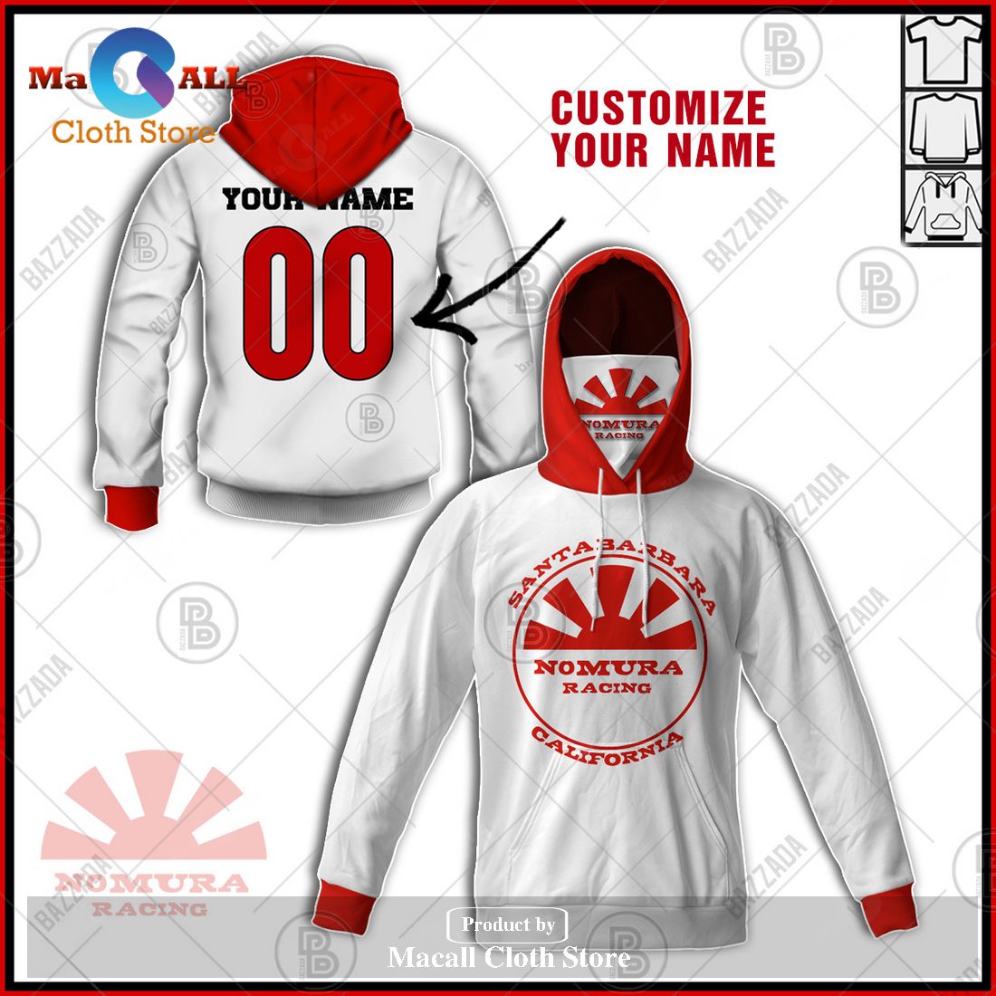 Personalized Name And Number Old School 70S Suzuki Jersey Motocross Bmx  Racing Hoodie Sweatshirt 3D - Macall Cloth Store - Destination for  fashionistas