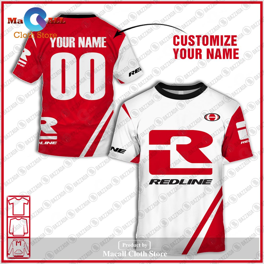 Personalized Old School Redline Jersey Bmx Vintage Hoodie Sweatshirt 3D Personalized Old School Redline Jersey Bmx Vintage Hoodie Sweatshirt 3D