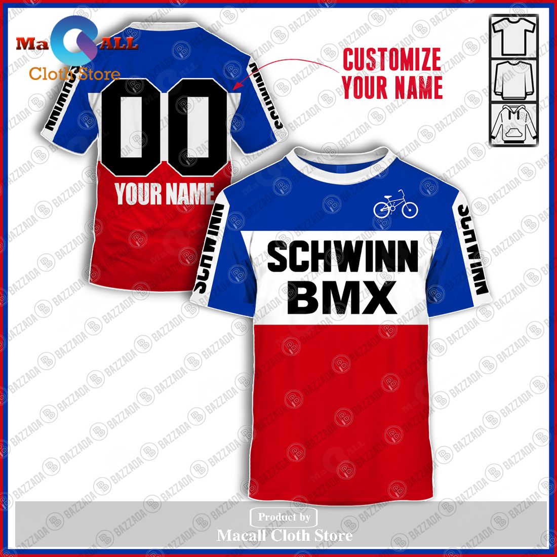 Personalized Schwinn Old School Bmx Jersey Bmx Vintage Jersey Hoodie Sweatshirt 3D Personalized Schwinn Old School Bmx Jersey Bmx Vintage Jersey Hoodie Sweatshirt 3D