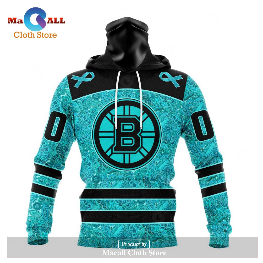 Personalized NHL Boston Bruins Special Design Fight Ovarian Cancer Hoodie Sweatshirt 3D Personalized NHL Boston Bruins Special Design Fight Ovarian Cancer Hoodie Sweatshirt 3D