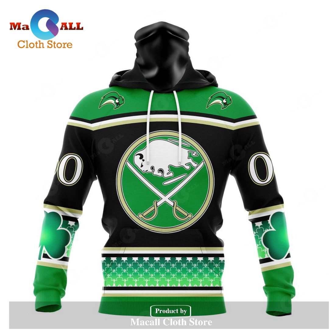 Personalized NHL Buffalo Sabres - Specialized Unisex Kits Hockey Celebrate St Patrick's Day Hoodie Sweatshirt 3D Personalized NHL Buffalo Sabres - Specialized Unisex Kits Hockey Celebrate St Patrick's Day Hoodie Sweatshirt 3D